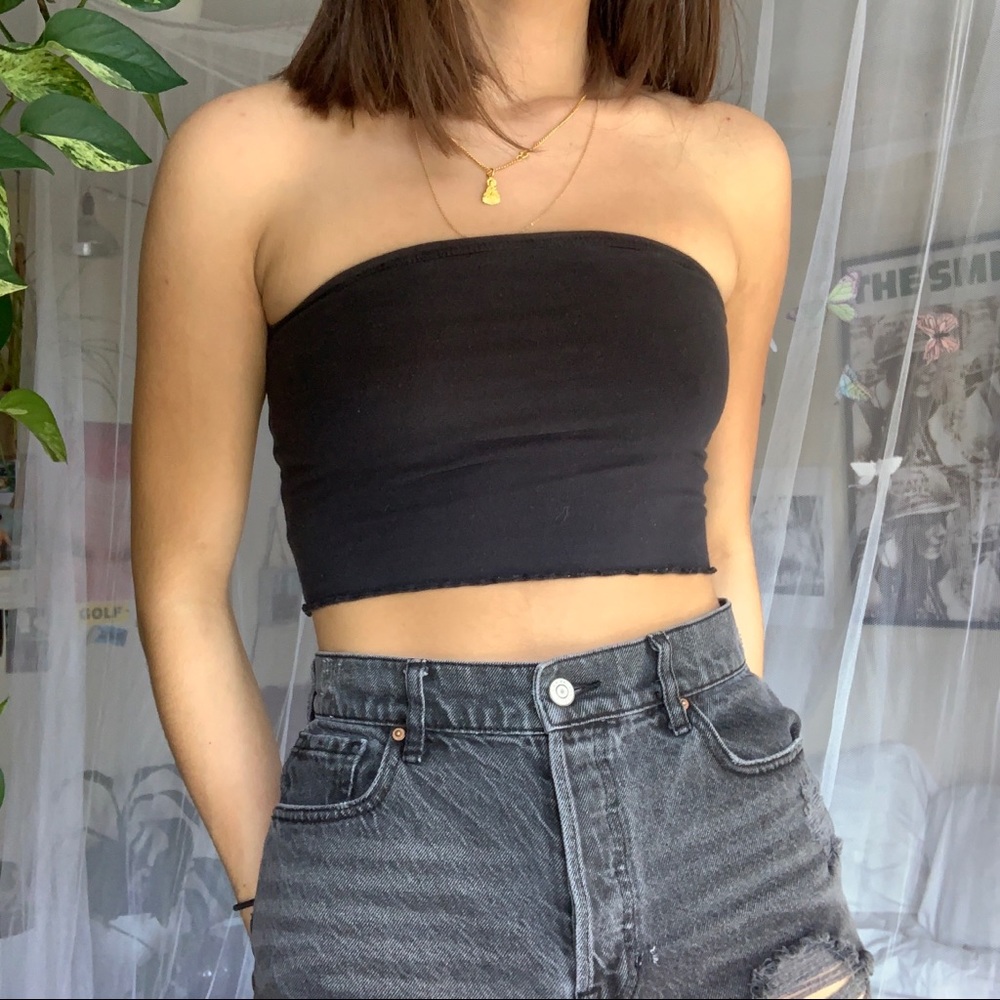 Ps basics black and white tube top bundle